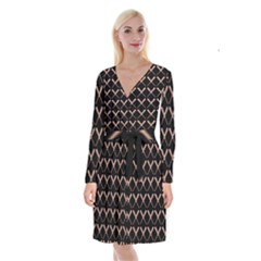 Pattern 183 Long Sleeve Velvet Front Wrap Dress by GardenOfOphir