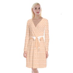 Pattern 203 Long Sleeve Velvet Front Wrap Dress by GardenOfOphir