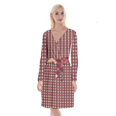 Pattern 259 Long Sleeve Velvet Front Wrap Dress by GardenOfOphir