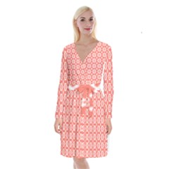Pattern 292 Long Sleeve Velvet Front Wrap Dress by GardenOfOphir