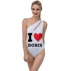 I Love Doris To One Side Swimsuit by ilovewhateva