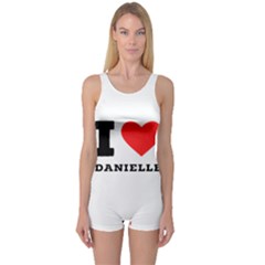 I Love Daniella One Piece Boyleg Swimsuit by ilovewhateva