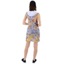 Fabric Floral Background Racer Back Hoodie Dress View2
