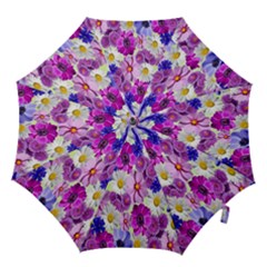 Blossoms-yellow Hook Handle Umbrellas (large) by nateshop