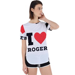 I Love Roger Perpetual Short Sleeve T-shirt by ilovewhateva