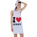 I love jerry Racer Back Hoodie Dress View1