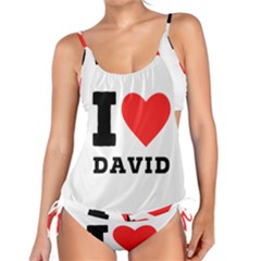 I Love David Tankini Set by ilovewhateva