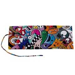 Cartoon Explosion Cartoon Characters Funny Roll Up Canvas Pencil Holder (s) by Salman4z