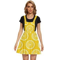 Lemon-fruits-slice-seamless-pattern Apron Dress by Salman4z
