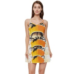 Hawaii Beach Summer Short Frill Dress by pakminggu