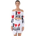 I love cherry pie Off Shoulder Top with Skirt Set View1