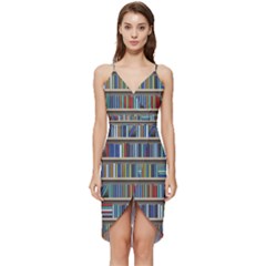 Bookshelf Wrap Frill Dress by Mog4mog4