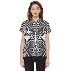 Tile Repeating Pattern Texture Short Sleeve Pocket Shirt by Ndabl3x