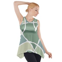 Mazipoodles In The Frame - Balanced Meal 31 Side Drop Tank Tunic by Mazipoodles