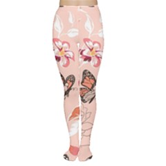 Beautiful-seamless-spring-pattern-with-roses-peony-orchid-succulents Tights by uniart180623
