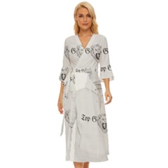 (2)dx Hoodie Midsummer Wrap Dress by Alldesigners
