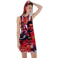 Carlos Sainz Racer Back Hoodie Dress by Boster123