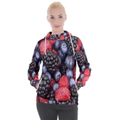 Berries-01 Women s Hooded Pullover by nateshop