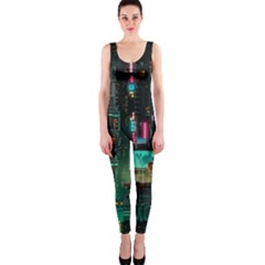 Video Game Pixel Art One Piece Catsuit by Sarkoni