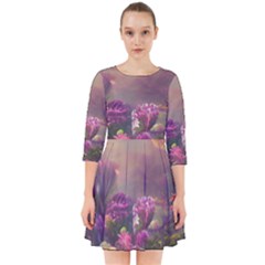 Floral Blossoms  Smock Dress by Internationalstore