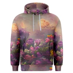 Floral Blossoms  Men s Overhead Hoodie by Internationalstore