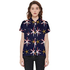 Starfish Short Sleeve Pocket Shirt by Mariart