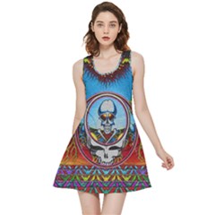 Grateful Dead Wallpapers Inside Out Reversible Sleeveless Dress by Sarkoni