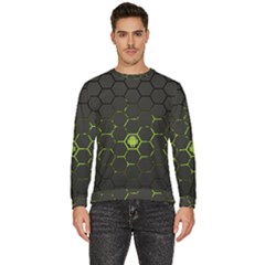 Green Android Honeycomb Gree Men s Fleece Sweatshirt by Ket1n9