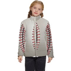 Baseball Kids  Puffer Bubble Jacket Coat by Ket1n9