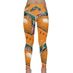Seamless-pattern-with-taco Lightweight Velour Classic Yoga Leggings by Ket1n9
