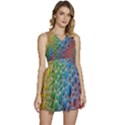 Bubbles Rainbow Colourful Colors Sleeveless High Waist Mini Dress View1