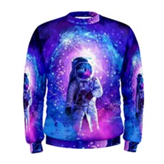 The Cosmonaut Galaxy Art Space Astronaut Men s Sweatshirt by Pakjumat