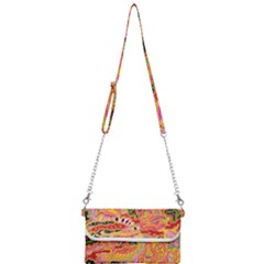 Fantasy Psychedelic Surrealism Trippy Mini Crossbody Handbag by Modalart