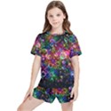 Psychedelic Bubbles Abstract Kids  T-Shirt And Sports Shorts Set View1