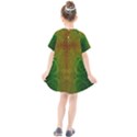 Psychedelic Screen Trippy Kids  Smock Dress View2