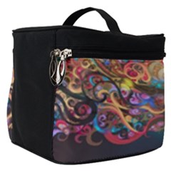 Psychedelic Tree Abstract Psicodelia Make Up Travel Bag (small) by Modalart