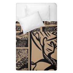 Artistic Psychedelic Duvet Cover Double Side (single Size) by Modalart