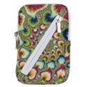 Colorful Psychedelic Fractal Trippy Belt Pouch Bag (Large) View1