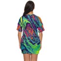 Color Colorful Geoglyser Abstract Holographic Just Threw It On Dress View4