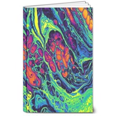 Color Colorful Geoglyser Abstract Holographic 8  X 10  Softcover Notebook by Modalart