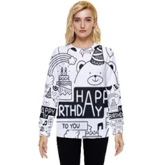 Happy Birthday Celebration Party Hidden Pocket Sweatshirt by Sarkoni