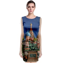 Saint Basil S Cathedral Sleeveless Velvet Midi Dress by Modalart