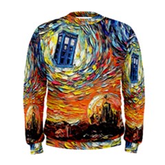 Tardis Starry Night Doctor Who Van Gogh Parody Men s Sweatshirt by Modalart