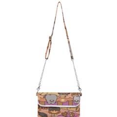 Pusheen Cute Fall The Cat Mini Crossbody Handbag by Modalart