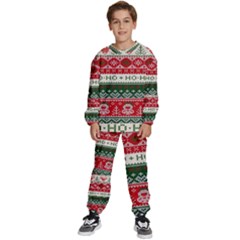 Ugly Sweater Merry Christmas  Kids  Sweatshirt Set by artworkshop