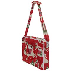 Christmas New Year Seamless Pattern Cross Body Office Bag by Ket1n9