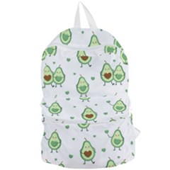 Cute Seamless Pattern With Avocado Lovers Foldable Lightweight Backpack by Ket1n9