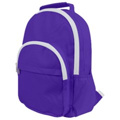 Ultra Violet Purple Rounded Multi Pocket Backpack by bruzer