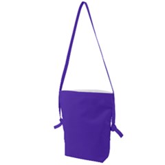 Ultra Violet Purple Folding Shoulder Bag by Patternsandcolors