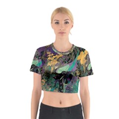 Flowers Trees Forest Mystical Forest Nature Cotton Crop Top by Maspions